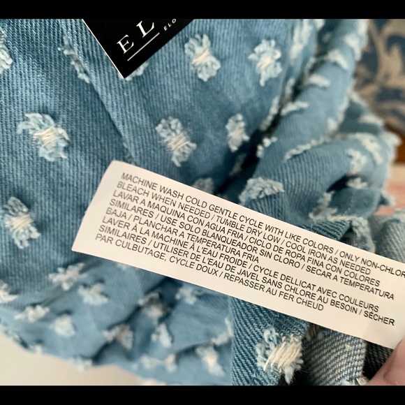 ELOQUII Textured Denim Dress - Picture 3 of 12